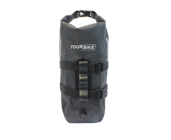 Велосумка водонепроницаемая на вилку TOURBIKE 888-001 (7 л, черный)