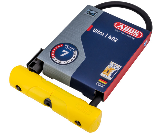 Велозамок Abus 402/170HB 230 Ultra SH34 U-lock (жёлтый), изображение 3