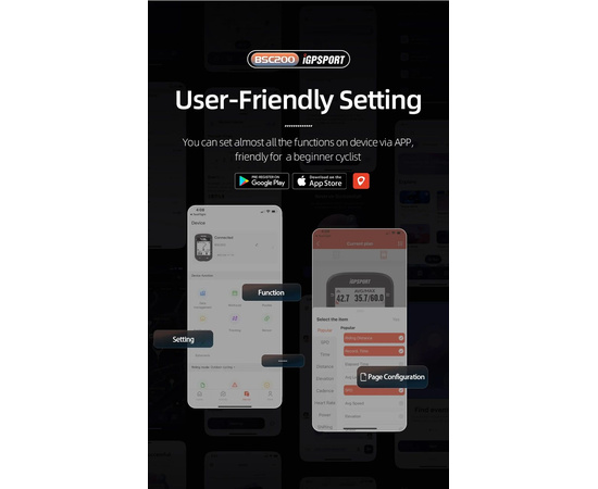 Велокомпьютер iGPSPORT BSC200, изображение 12