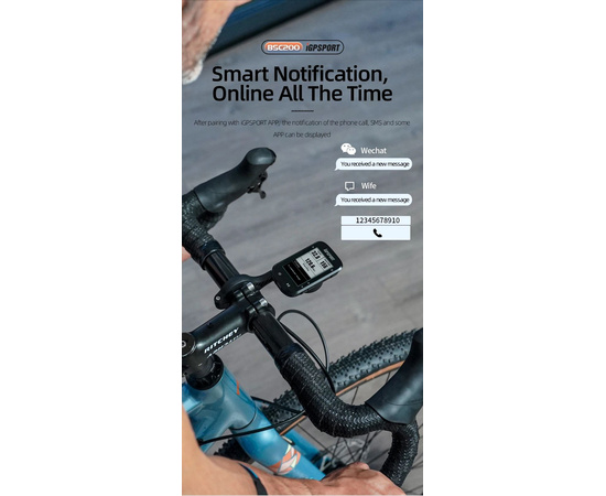 Велокомпьютер iGPSPORT BSC200, изображение 11