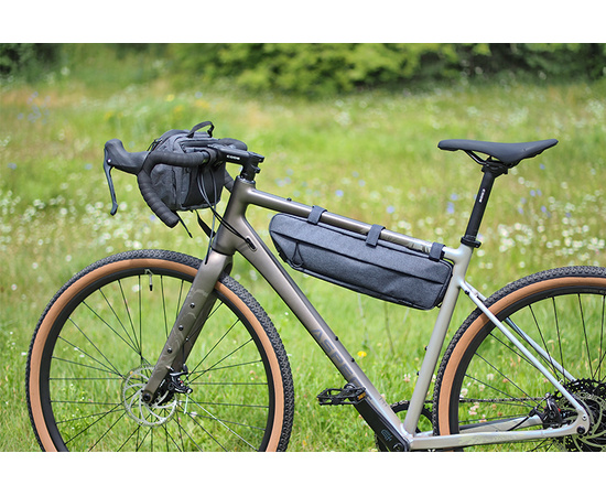 Сумка велосипедная подрамная XL Caanbag (темно-серый, артикул: CAAN-TR-28DG), Цвет: серый, Размер: XL, изображение 8