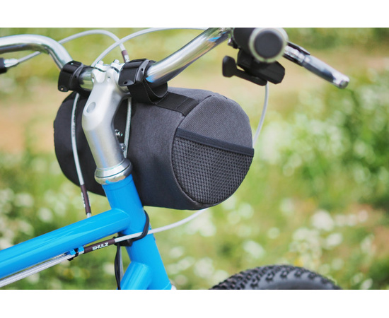 Сумка велосипедная нарульная Caanbag Тубус XL (черный, артикул: CAAN-TR-64BL), изображение 6