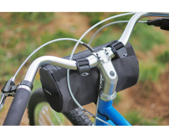 Сумка велосипедная нарульная Caanbag Тубус XL (черный, артикул: CAAN-TR-64BL), изображение 7