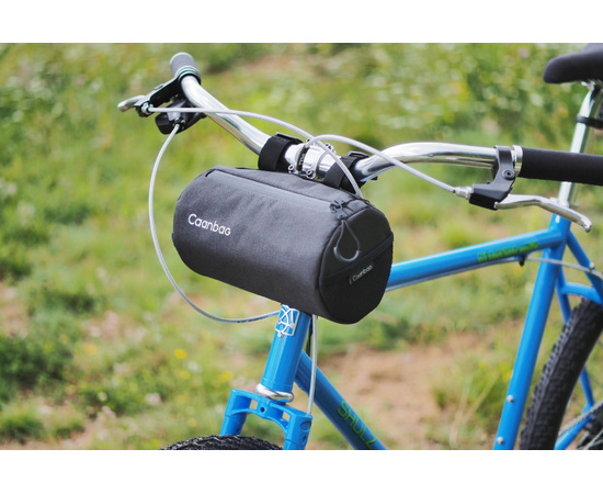 Сумка велосипедная нарульная Caanbag Тубус XL (черный, артикул: CAAN-TR-64BL), изображение 8