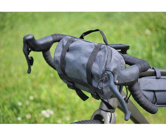 Сумка велосипедная нарульная Caanbag (темно-серый, артикул: CAAN-TR-22DG), Цвет: серый, Размер: Один размер, изображение 11