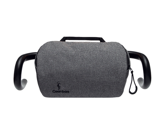 Сумка велосипедная нарульная МИНИ Caanbag (серый, артикул: CAAN-CI-31LG), Цвет: серый, Размер: Один размер, изображение 3