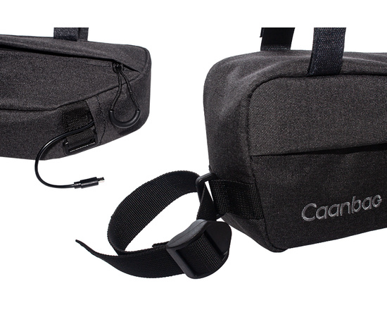Сумка велосипедная подрамная Caanbag (черный, аритикул: CAAN-TR-35BL), Цвет: черный, Размер: Один размер, изображение 3