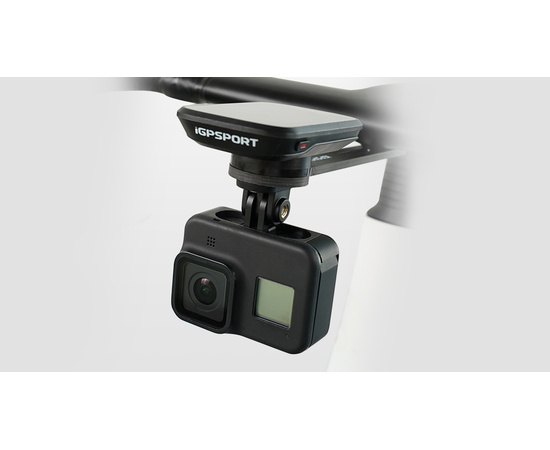 Выносной столик для крепления велокомпьютера на АЭРОРУЛЬ iGPSPORT M82S (карбоновая штанга), изображение 4