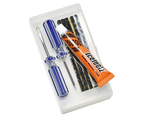 Набор для установки жгута, ремонта проколов бескамерных велошин IceToolz #65C1