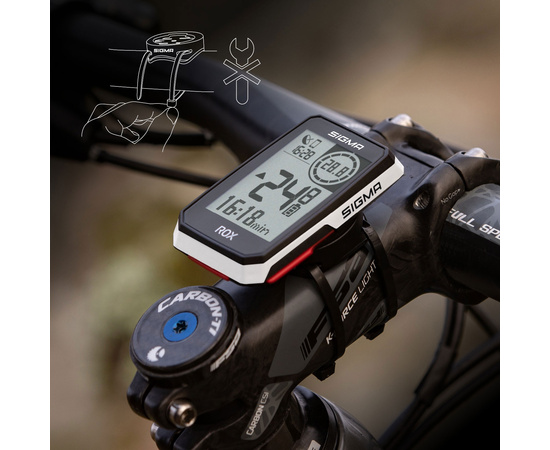 Велокомпьютер SIGMA ROX 2.0 (белый), Цвет: белый, изображение 8