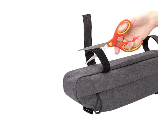 Сумка велосипедная подрамная Caanbag (темно-серый, аритикул: CAAN-TR-30DG), Цвет: серый, Размер: Один размер, изображение 4