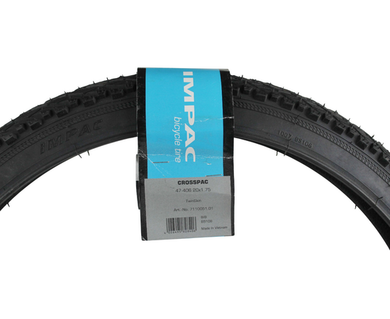Велосипедная покрышка Impac Crosspac 20x1.75 (47-406), Black, изображение 3