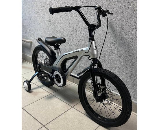 Велосипед Xaste Space 18" (серебристый), Цвет: серебристый, Размер рамы: 11", изображение 4