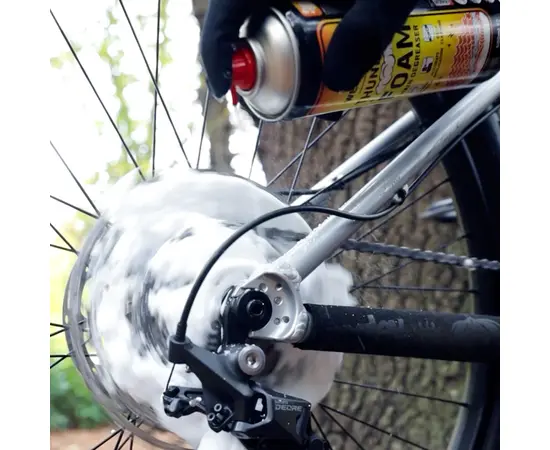 Очиститель для цепи и трансмиссии WELDTITE Thunder Foam Degreaser (спрей пенообразный, 500 мл), изображение 4