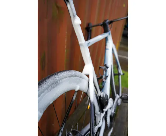 Очиститель для рамы, колес, вилок и трансмиссии WELDTITE Snow Foam Bike Cleaner (спрей пенообразный, универсальный 500 мл), изображение 7