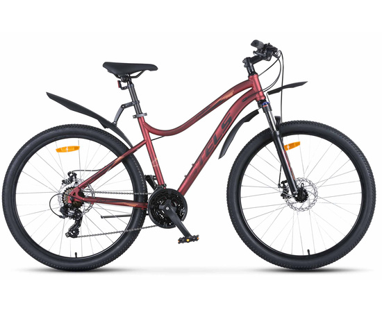 Велосипед Stels Miss 710 MD 27.5" (темно-красный), Цвет: красный, Размер рамы: 16"