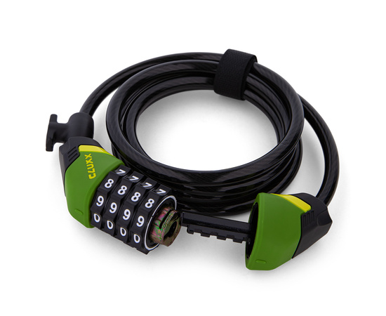 Замок велосипедный CLUXX Gardia 850C Green/Black, изображение 3