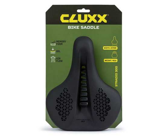 Седло CLUXX Stradio 300 207x258мм Black, изображение 4