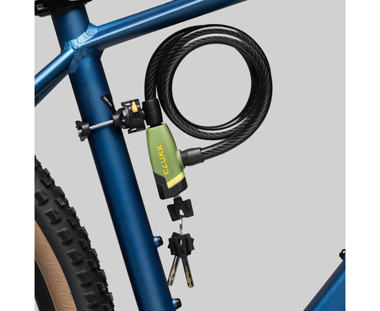 Замок велосипедный CLUXX Gardia 1200K Green/Black, изображение 6