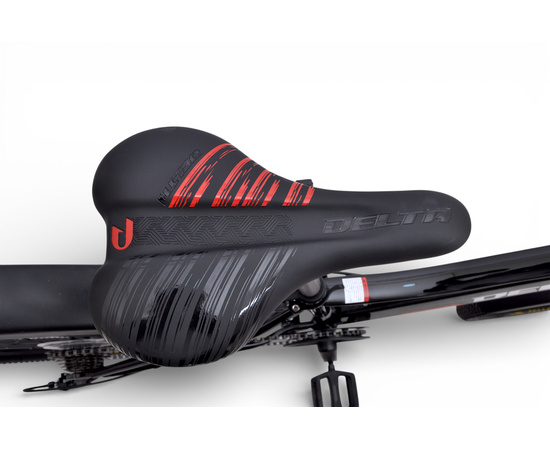 Велосипед Delta Flex Pro 26 (чёрный/красный), Цвет: красный, Размер рамы: 14", изображение 7