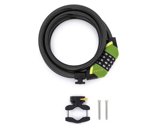 Замок велосипедный CLUXX Gardia 1200C Green/Black, изображение 3