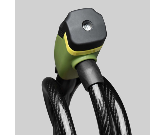 Замок велосипедный CLUXX Gardia 1250K Green/Black, изображение 5