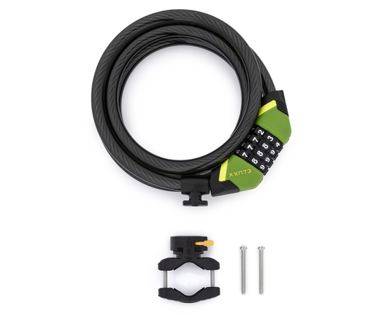 Замок велосипедный CLUXX Gardia 1250C Green/Black, изображение 3