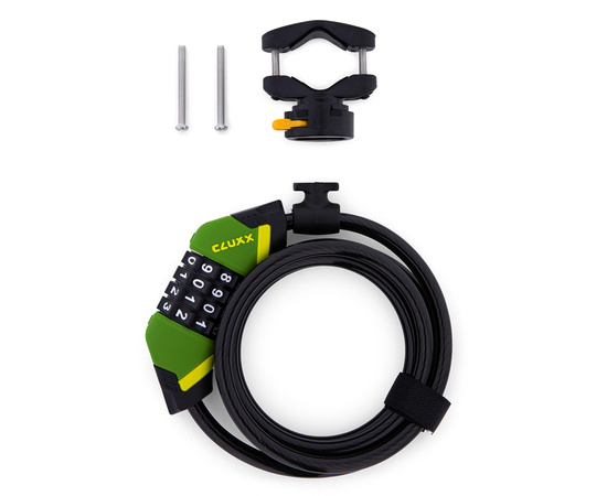 Замок велосипедный CLUXX Gardia 850C Green/Black, изображение 5