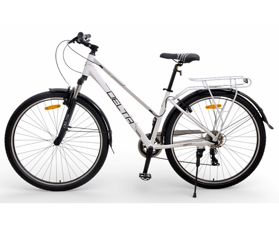 Велосипед Delta City Pro 28 Women (белый), Цвет: белый, Размер рамы: 17", изображение 3
