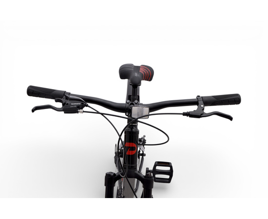 Велосипед Delta Flex Pro 26 (чёрный/красный), Цвет: красный, Размер рамы: 14", изображение 6