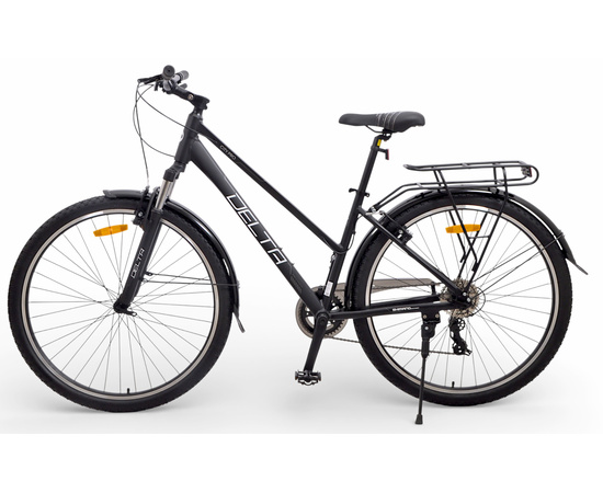 Велосипед Delta City Pro 28 Women (чёрный), Цвет: черный, Размер рамы: 17", изображение 3