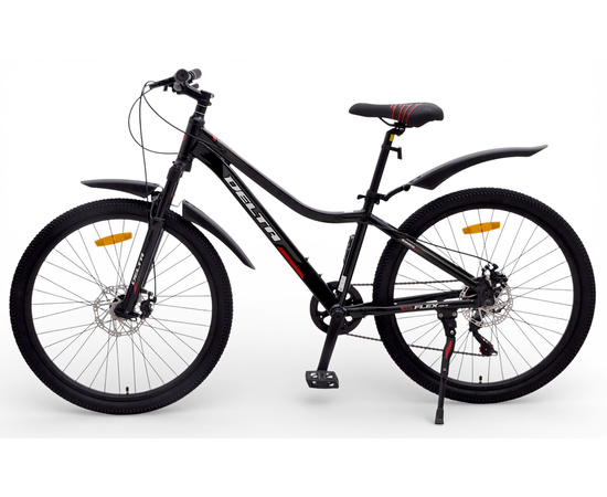 Велосипед Delta Flex Pro 26 (чёрный/красный), Цвет: красный, Размер рамы: 14", изображение 3