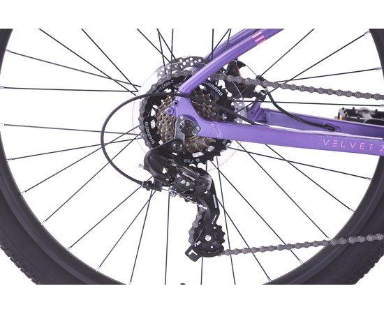 Велосипед Level Velvet 27.5 (фиалка матовая), Цвет: фиолетовый, Размер рамы: 15", изображение 3
