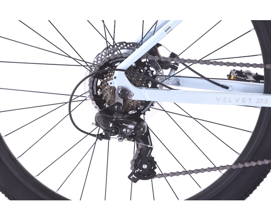 Велосипед Level Velvet 27.5 (зефир глянцевый), Цвет: сиреневый, Размер рамы: 17", изображение 3