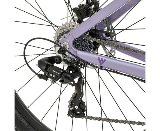 Велосипед Welt Bianca 1.0 27 MD (Deep Silver), Цвет: сиреневый, Размер рамы: S, изображение 7