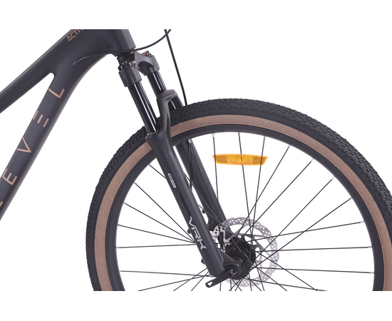 Велосипед Level Active 27.5 (чёрный матовый), Цвет: черный, Размер рамы: 15", изображение 4