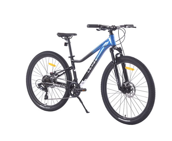 Велосипед Level Active 26 (чёрно-синий градиент), Цвет: синий, Размер рамы: 14", изображение 13