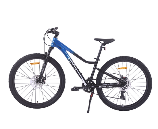 Велосипед Level Active 26 (чёрно-синий градиент), Цвет: синий, Размер рамы: 14", изображение 21