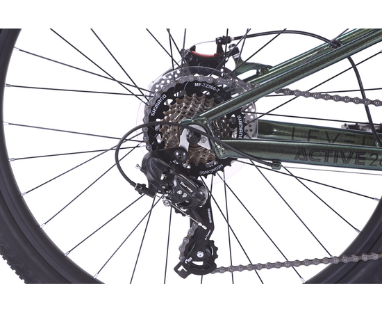 Велосипед Level Active 26 (зелёный глянец), Цвет: зелёный, Размер рамы: 14", изображение 3