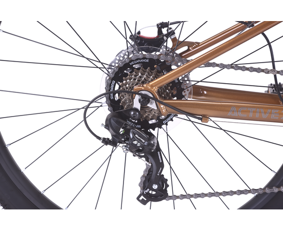 Велосипед Level Active 27.5 (бронзовый глянцевый), Цвет: коричневый, Размер рамы: 15", изображение 3