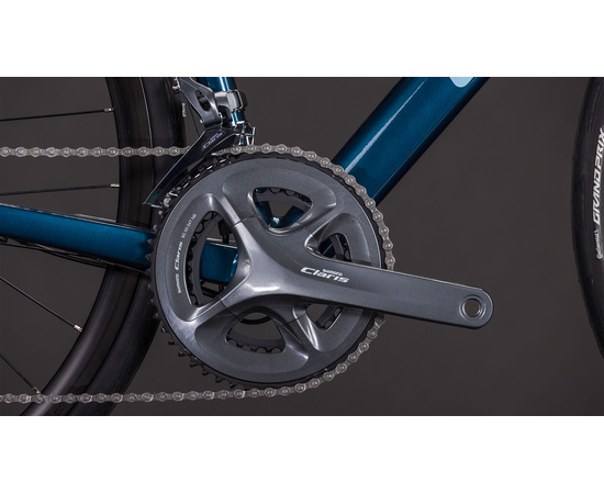 Велосипед Cube Attain Pro 700C (nautica’n’prism), Цвет: синий, Размер рамы: 53 см, изображение 12