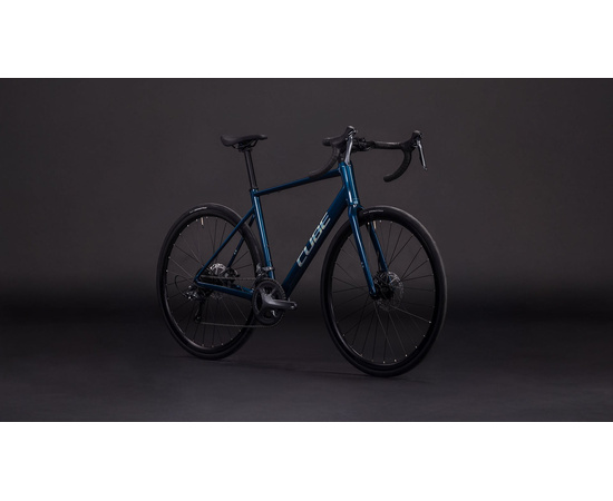 Велосипед Cube Attain Pro 700C (nautica’n’prism), Цвет: синий, Размер рамы: 53 см, изображение 9