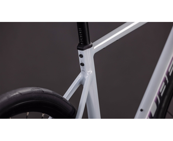 Велосипед Cube Attain Race 700C (foggrey’n’shift), Цвет: серый, Размер рамы: 53 см, изображение 11