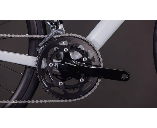 Велосипед Cube Attain Race 700C (foggrey’n’shift), Цвет: серый, Размер рамы: 53 см, изображение 13