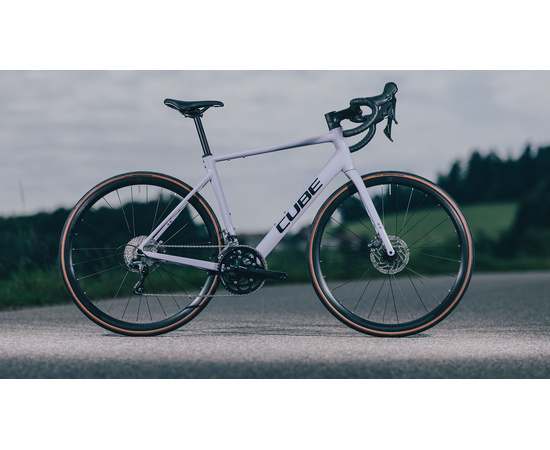 Велосипед Cube Attain Race 700C (cyclamen’n’black), Цвет: сиреневый, Размер рамы: 53 см, изображение 15