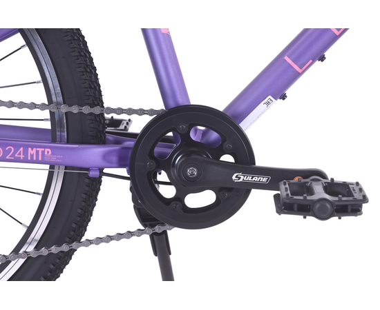 Велосипед Level Nitro 24 (фиалка матовая), Цвет: фиолетовый, Размер рамы: 12", изображение 6