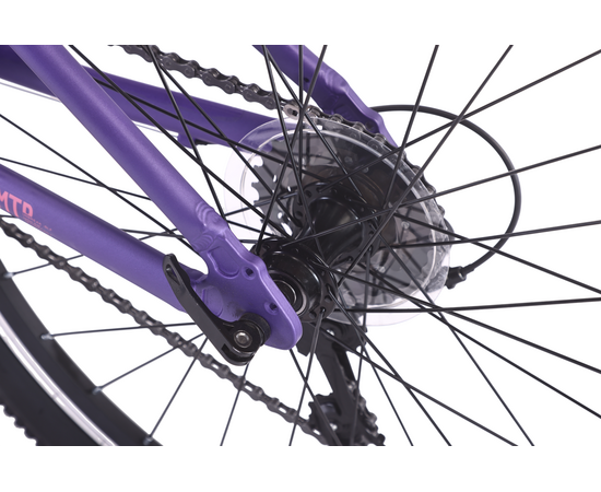 Велосипед Level Nitro 24 (фиалка матовая), Цвет: фиолетовый, Размер рамы: 12", изображение 18