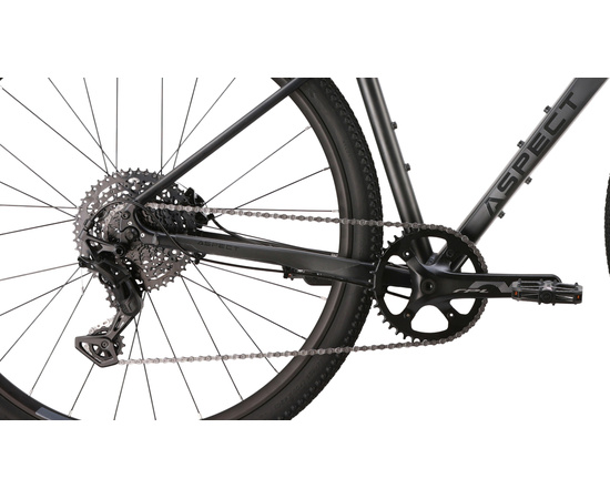 Велосипед Aspect 2026 Chase 700C (чёрный), Цвет: черный, Размер рамы: M, изображение 9