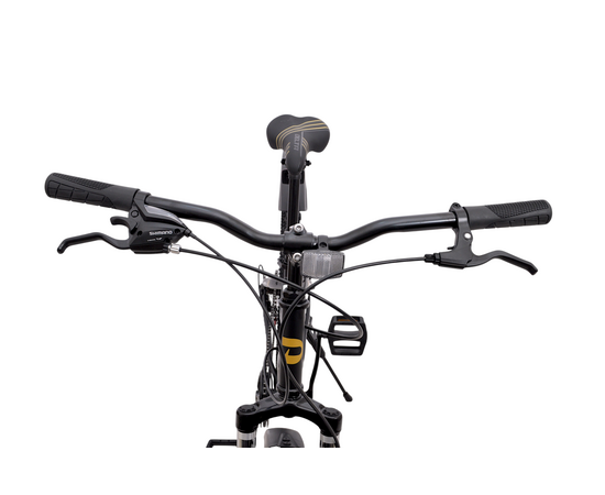 Велосипед Delta Flex 26 (чёрный/золотой), Цвет: жёлтый, Размер рамы: 14", изображение 5