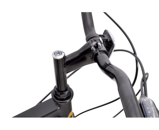 Велосипед Delta Flex 26 (чёрный/золотой), Цвет: жёлтый, Размер рамы: 14", изображение 6